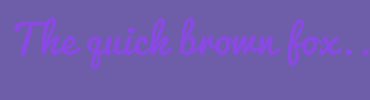 Image with Font Color 894AE2 and Background Color 6E5DA9
